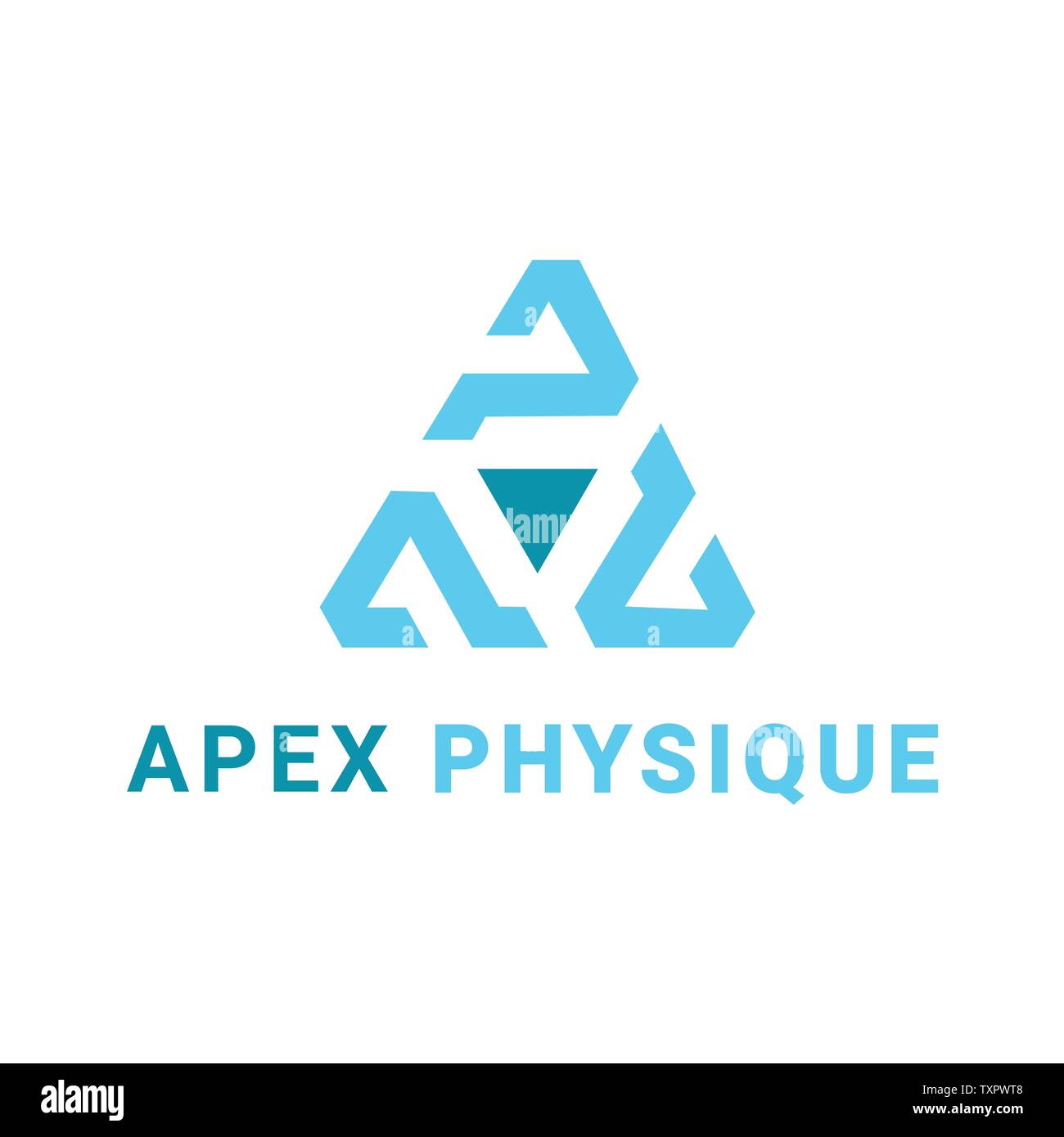 Letter AP logo design template Stock Vector