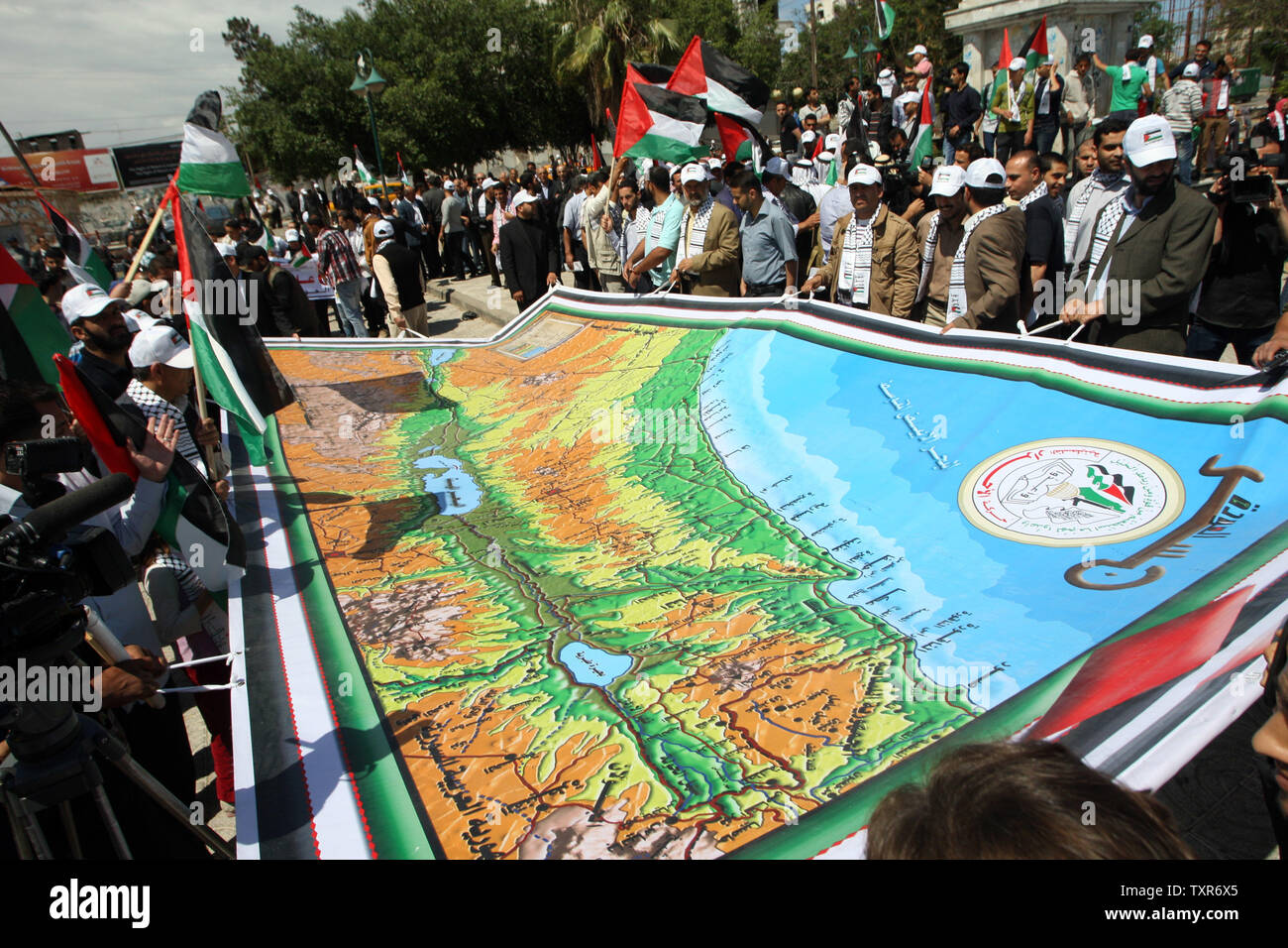 Map of palestine british mandate hi-res stock photography and images