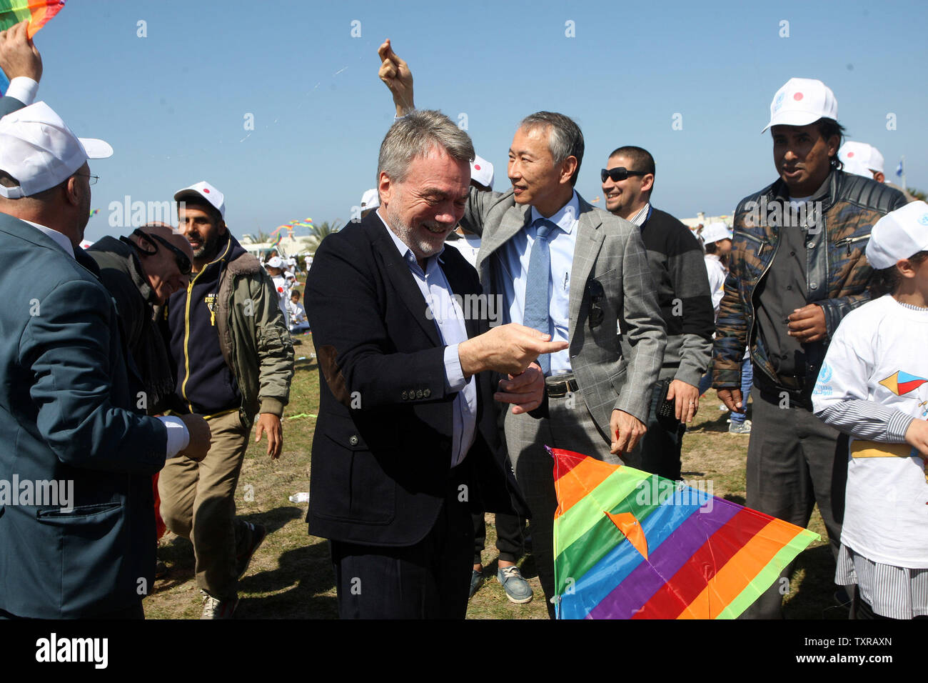 Bo Schack (CL), director of United Nations Relief and Works Agency ...