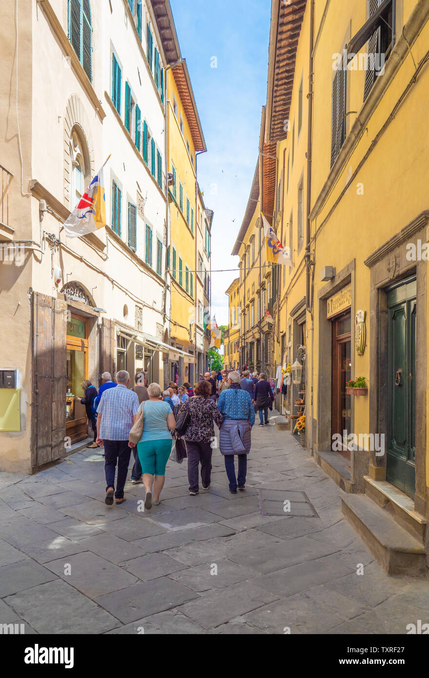 Cortona (Italy) The awesome historical center of the medieval and renaissance city on the hill Cortona (Italy) The awesome historical center of the medieval and renaissance city on the hill