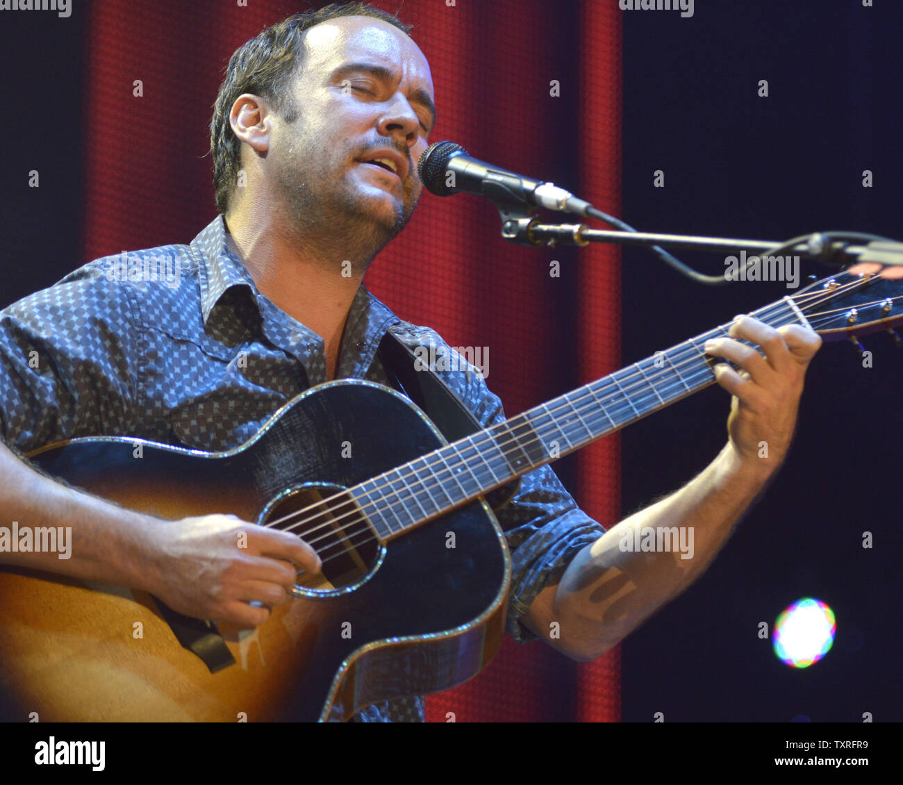 Dave Matthews performs at the Farm Aid 2012 concert at the Hersheypark