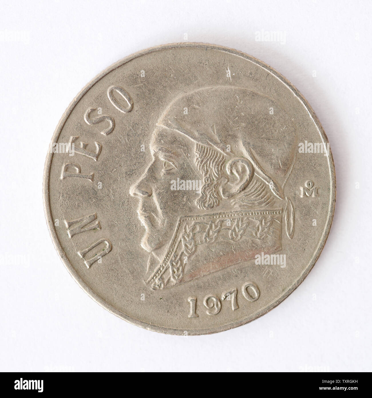 Mexico 1 Peso Coin 1970 Stock Photo Alamy 1981-coin-mexico-un-peso-by-starpower99-on-etsy