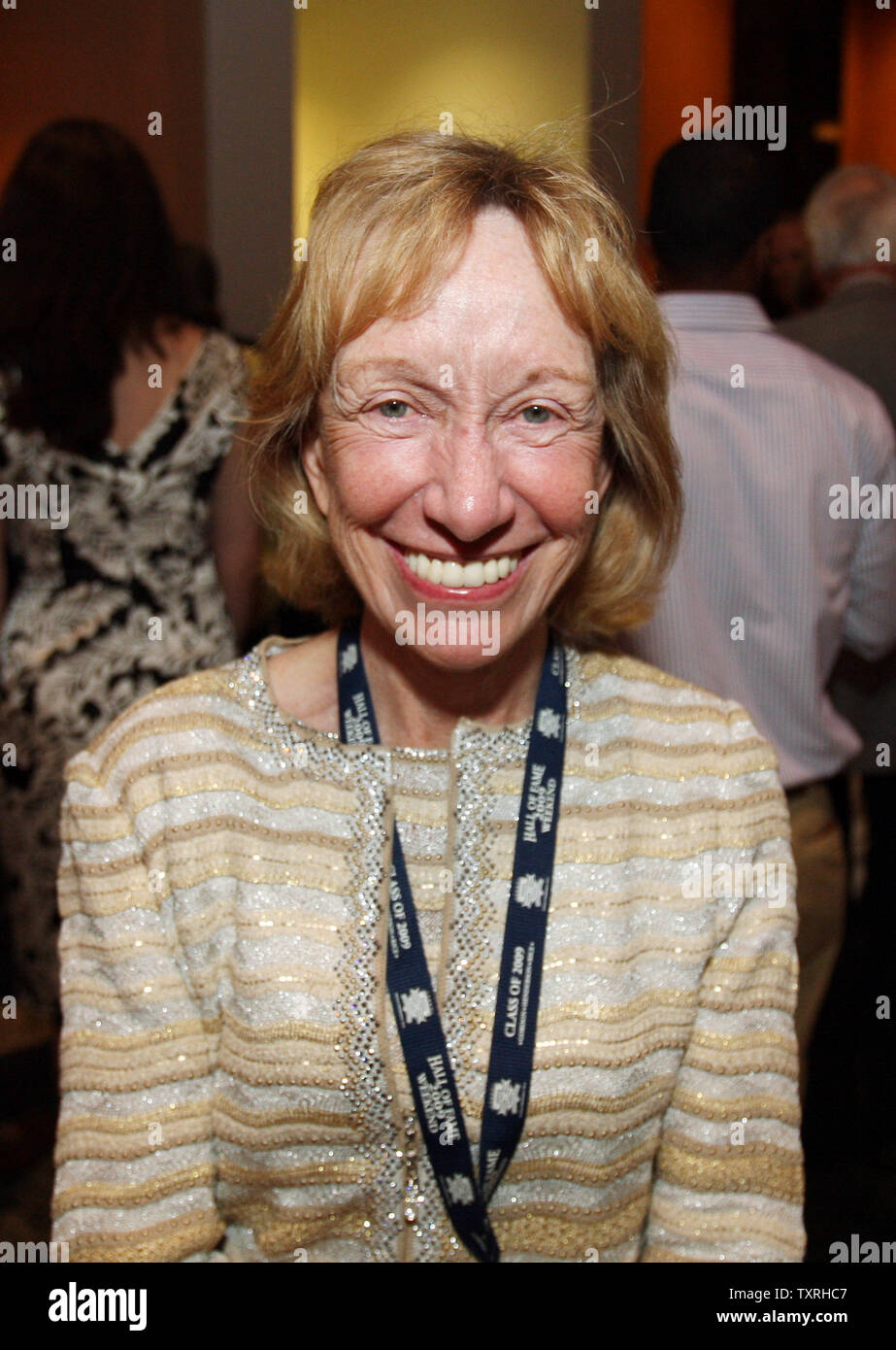 Historian Doris Kearns Goodwin poses for a photograph while attending a