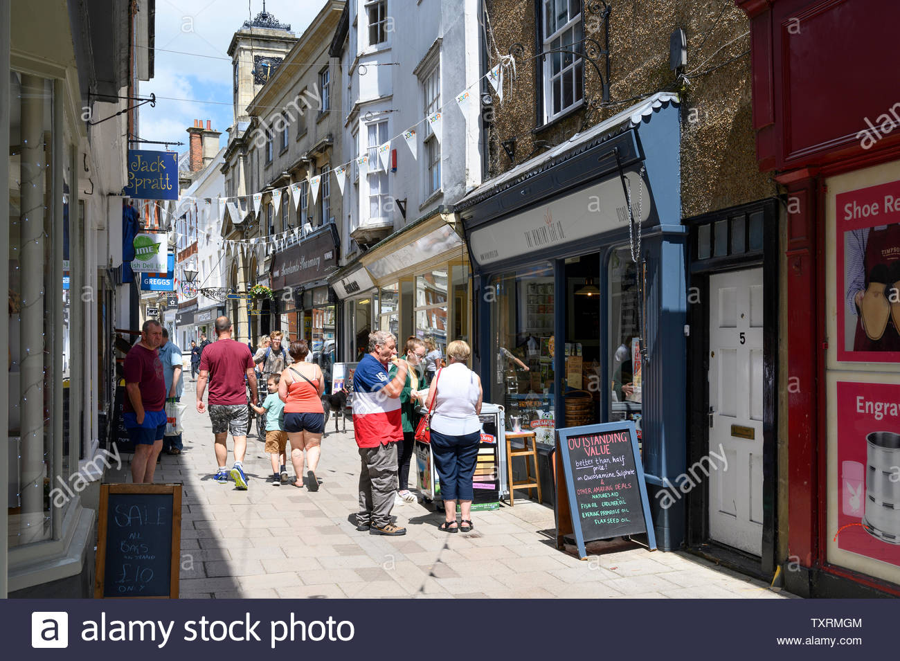 Town Centre Devizes High Resolution Stock Photography and Images Alamy