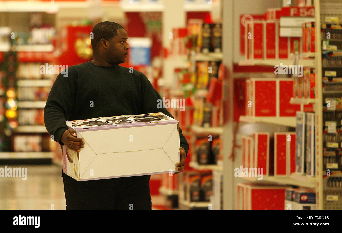 A Customer Shops At A Target Store On Black Friday In Houston Texas On November 27