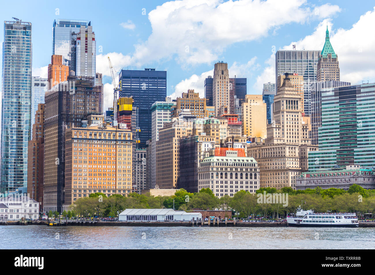 Lower manhattan aerial 2019 hi-res stock photography and images - Alamy