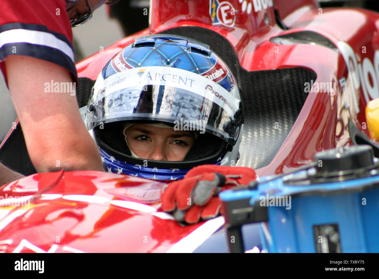 https://c8.alamy.com/comp/TXRY75/rookie-danica-patrick-gets-ready-to-set-the-fastest-time-in-day-2-of-practice-for-the-indianapolis-500-on-may-10-2005-her-speed-was-222741-mph-patrick-hopes-to-become-the-4th-woman-driver-to-qualify-for-the-indianapolis-500-she-will-drive-for-the-david-lettermanbobby-rahal-racing-team-upi-photodarlene-coons-TXRY75.jpg