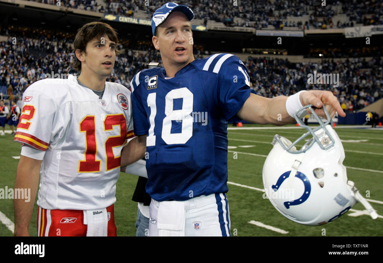 City chiefs quarterback brodie croyle hi res stock photography and