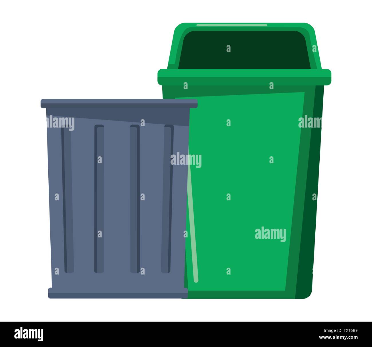 trash garbage can icon cartoon Stock Vector Image & Art Alamy