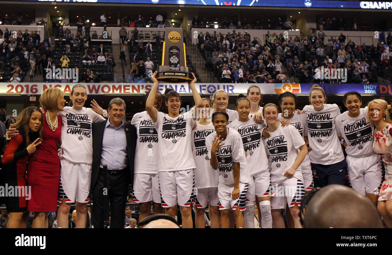 UConn Huskies women s basketball team celebrate after defeating
