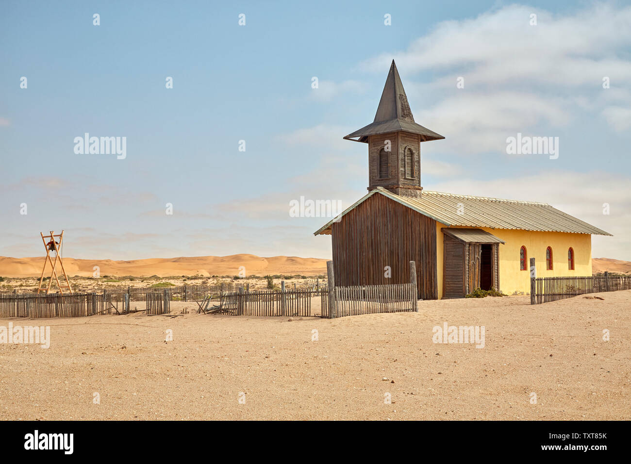 Rhenish Mission Church in Rooibank in Namibia in Africa Stock Photo