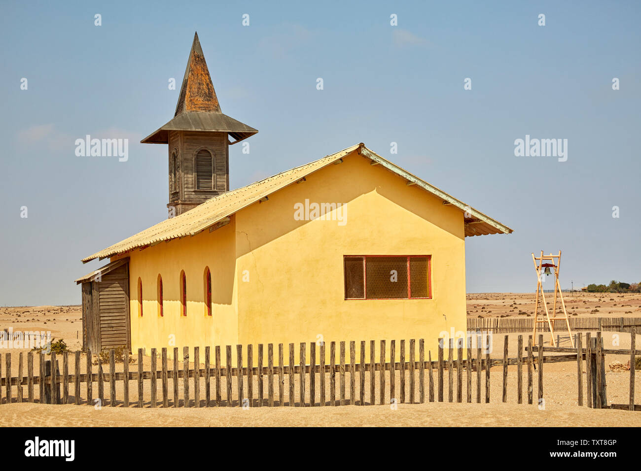 Rhenish Mission Church in Rooibank in Namibia in Africa Stock Photo