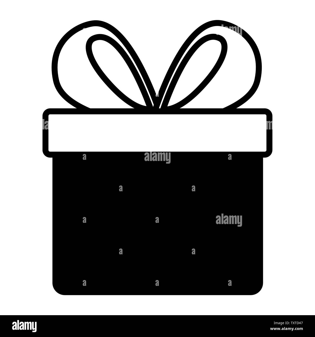Wrapped Box Vector wrapped gift box on white background Stock Vector Image & Art - Alamy