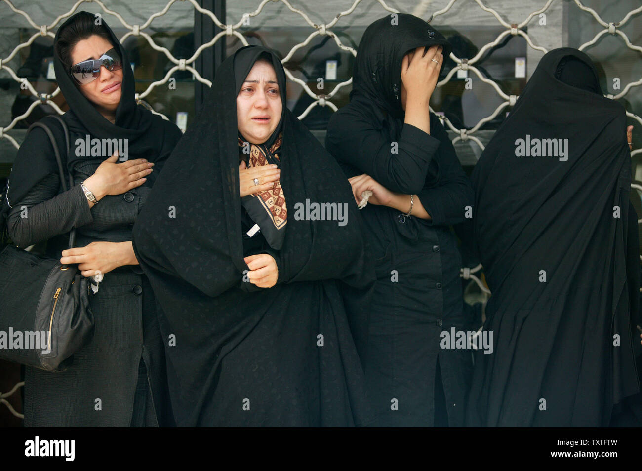 Iranian women beat their chests to mourn the death of Fatima Zahra,  daughter of Islam's prophet Mohammed in Tehran, Iran on June 7, 2008. Iraqi  Prime Minister Nouri al-Maliki will travel to