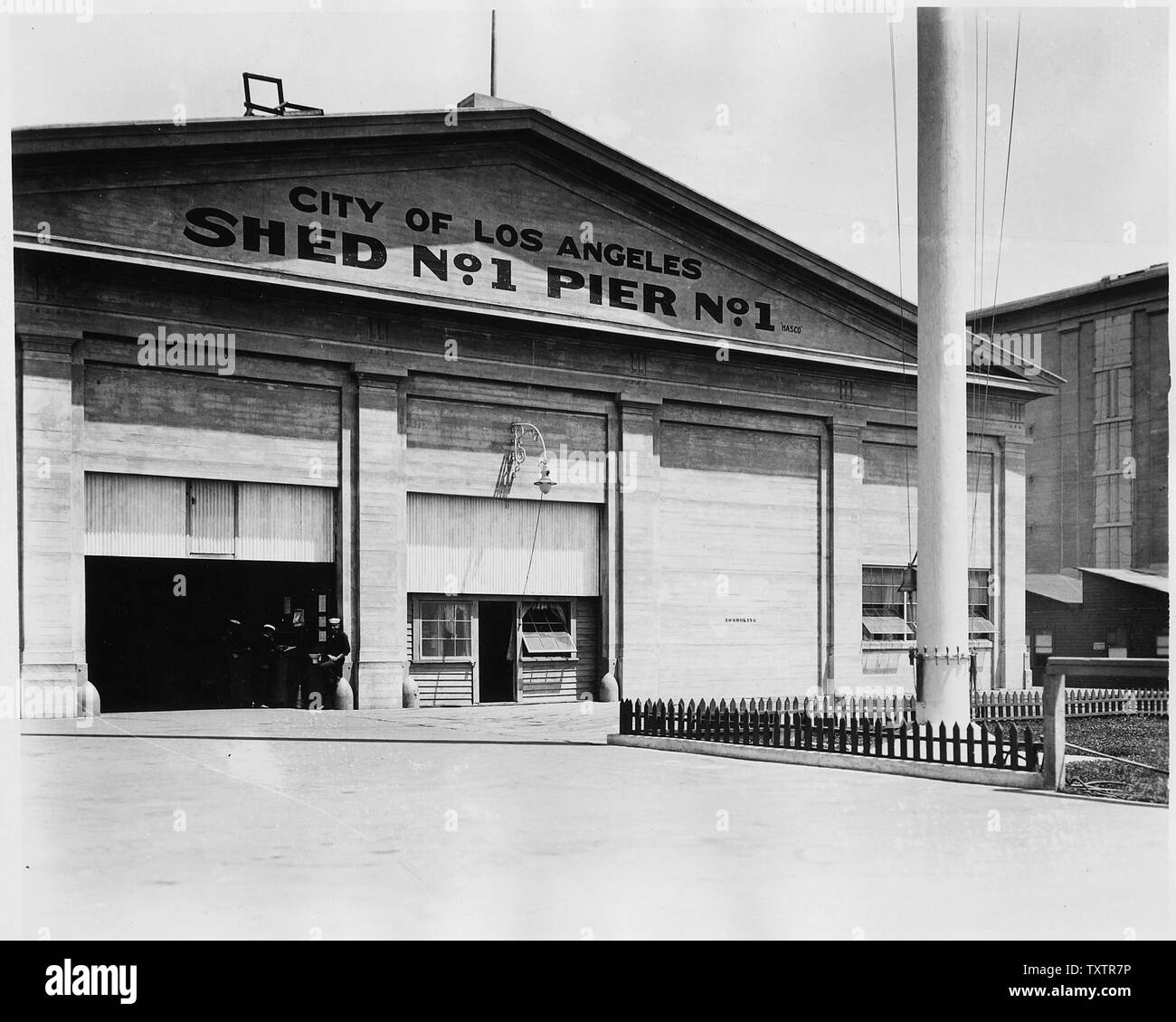 Shed No 1 Pier No 1 With Roll Up Doors Partially Open And