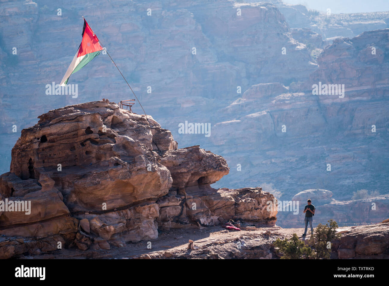 Tourists in the Petra, Jordan Stock Photo - Alamy