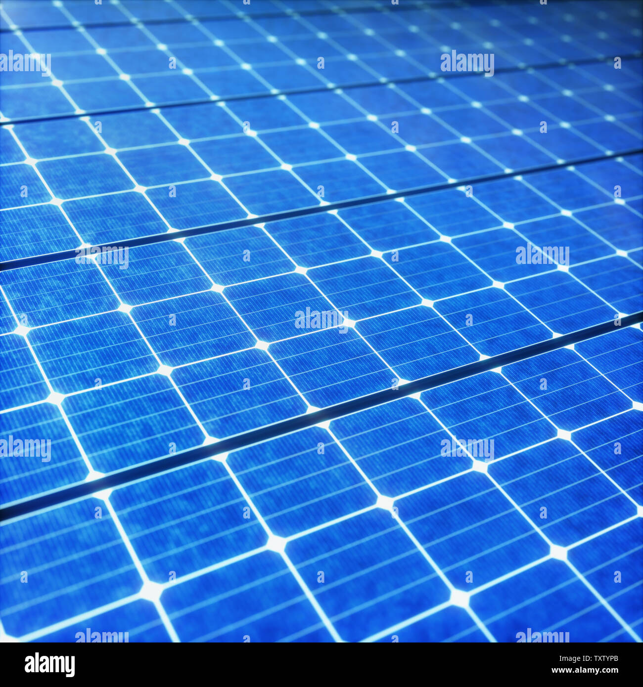 Solar panel texture. Load cells and renewable energy. 3D illustration