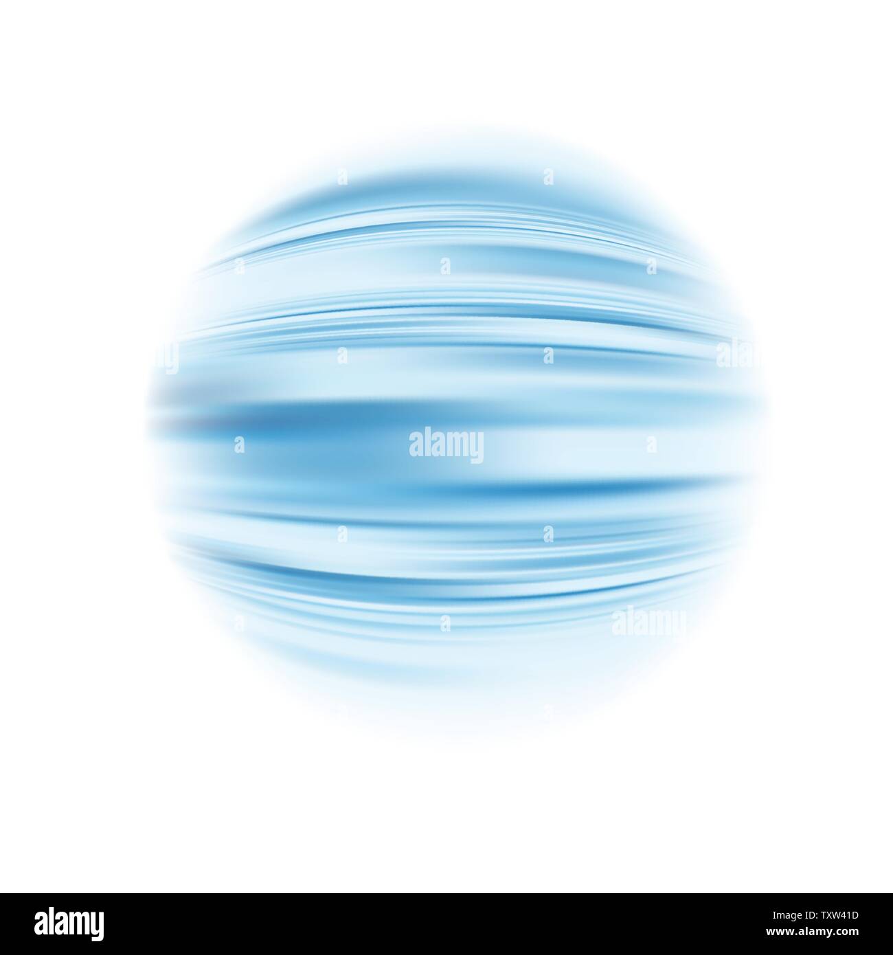 Rounded up blue abstract background material.It's vector art so it's easy to edit. Stock Vector