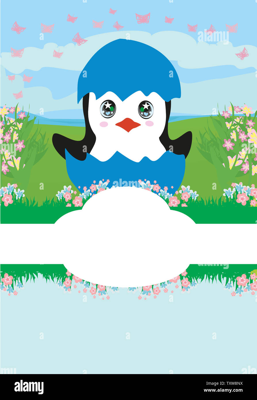 Happy birthday card cute whale hi-res stock photography and images - Alamy
