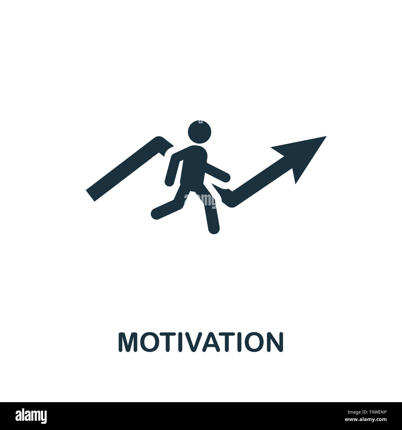 Motivation icon illustration. Creative sign from gamification icons ...