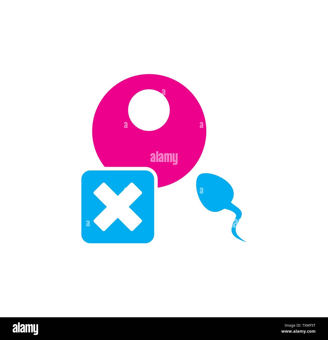 Reproduction related icon on background for graphic and web design ...