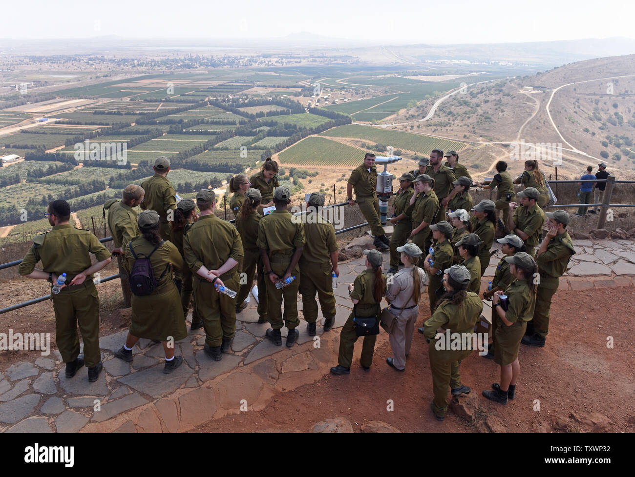 Военные объекты израиля. Голанские высоты Сирия.