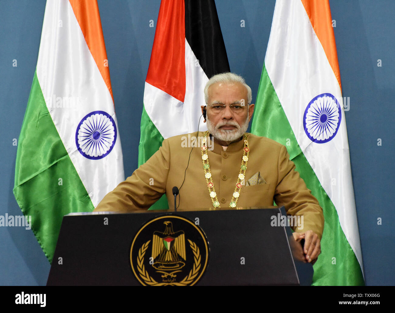West Bank Modi Military and Police Response