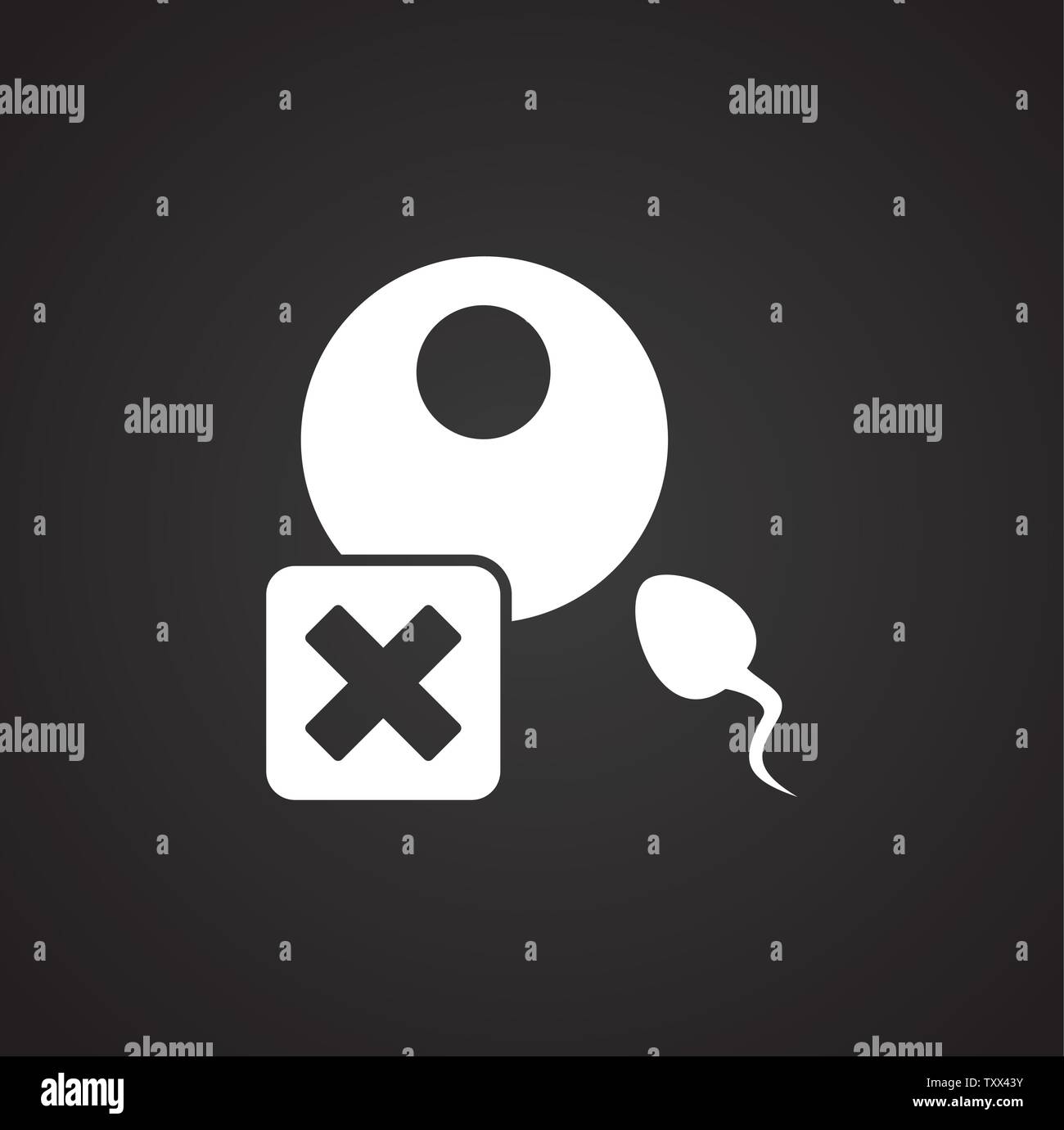 Reproduction related icon on background for graphic and web design ...