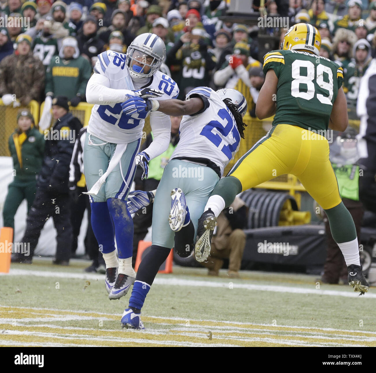 January 11, 2015 at Lambeau Field, NFC Divisional Playoff Game: Green Bay  26, Dallas 21