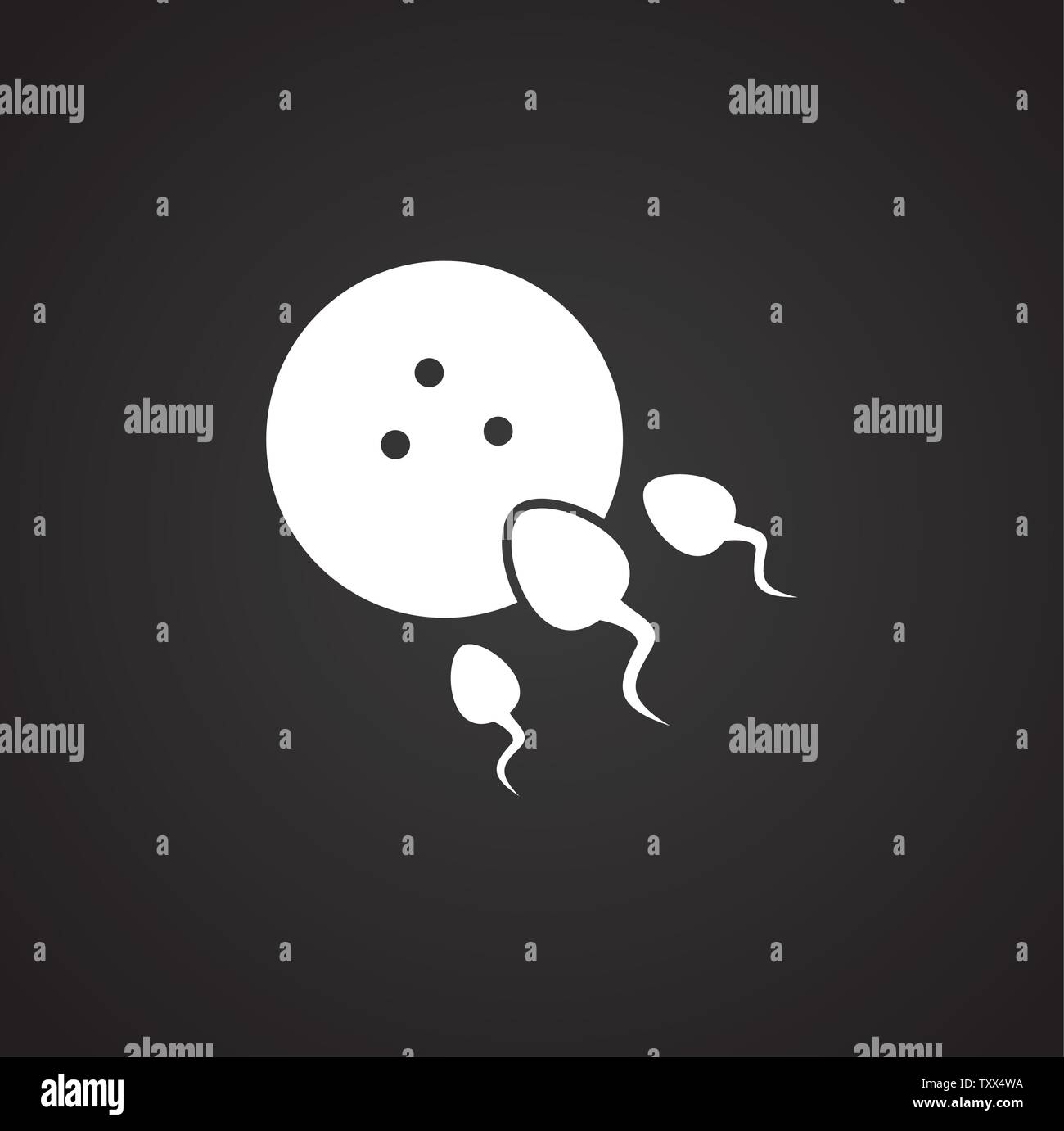 Reproduction related icon on background for graphic and web design ...