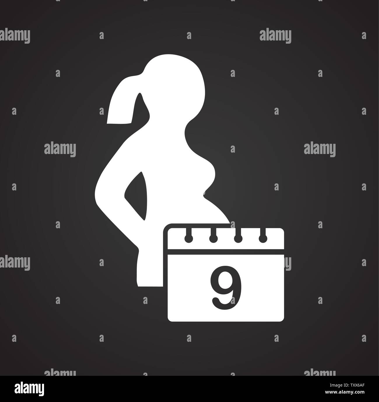 Reproduction related icon on background for graphic and web design ...