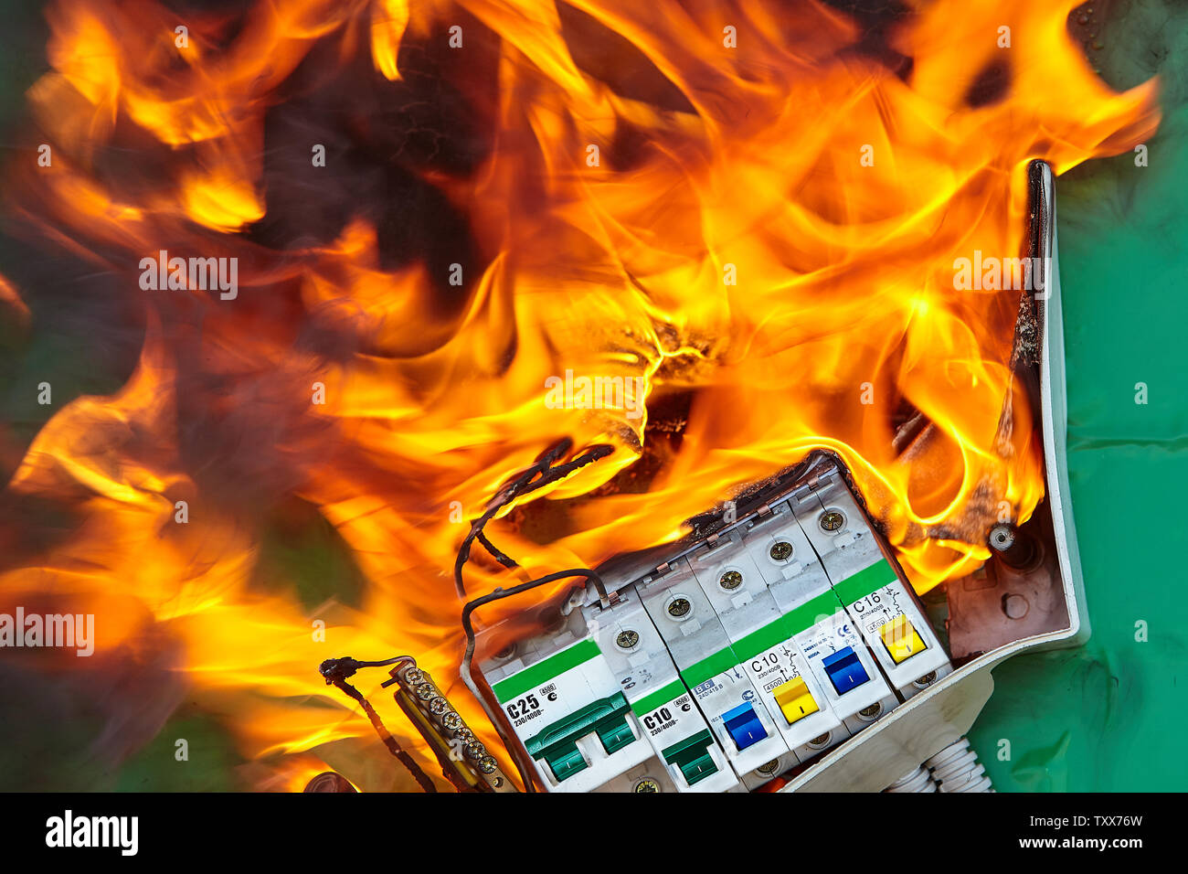 Fire can occur when there are instances of faulty electrical appliances