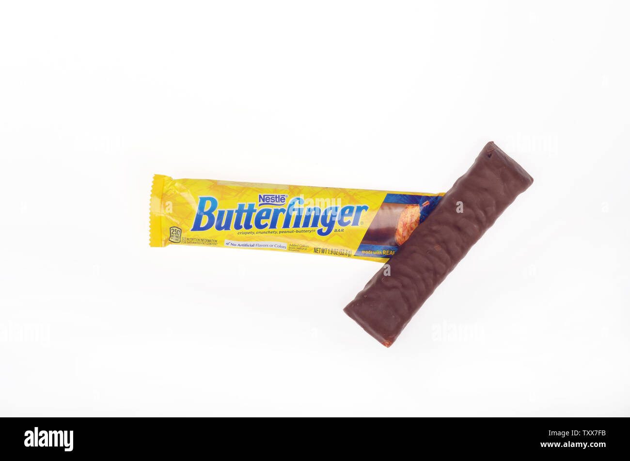Nestle Butterfinger candy bar Stock Photo