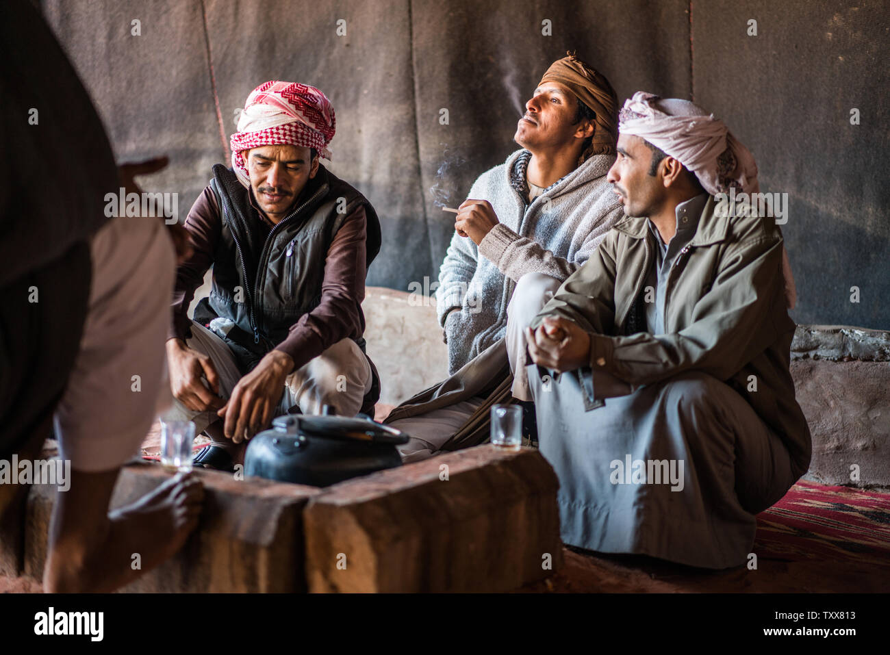 Bedouin tent background hi-res stock photography and images - Alamy