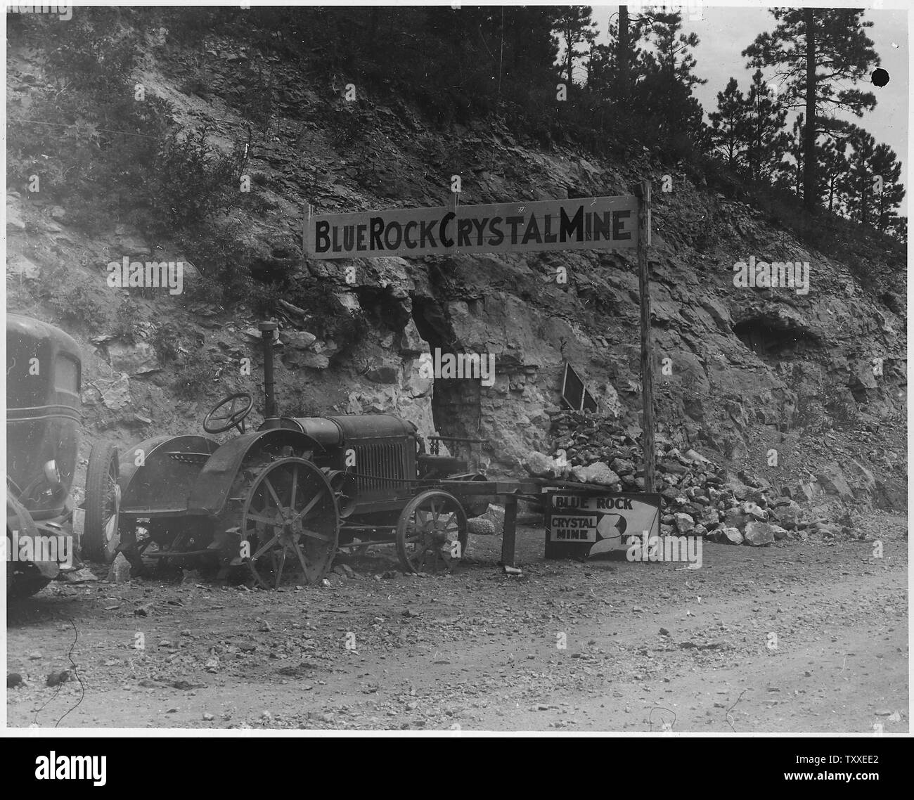 Blue Rock Crystal Mine, Black Hills National Forest. South Dakota