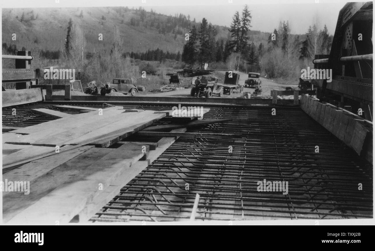 Bridge construction near Jackson, Wyoming; Scope and content This