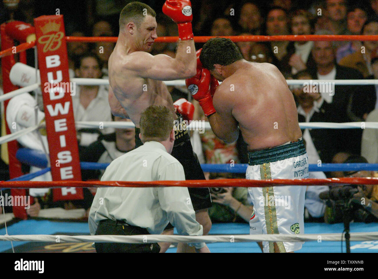 Vitali Klitschko of Ukraine and Germany, the eldest of the fighting