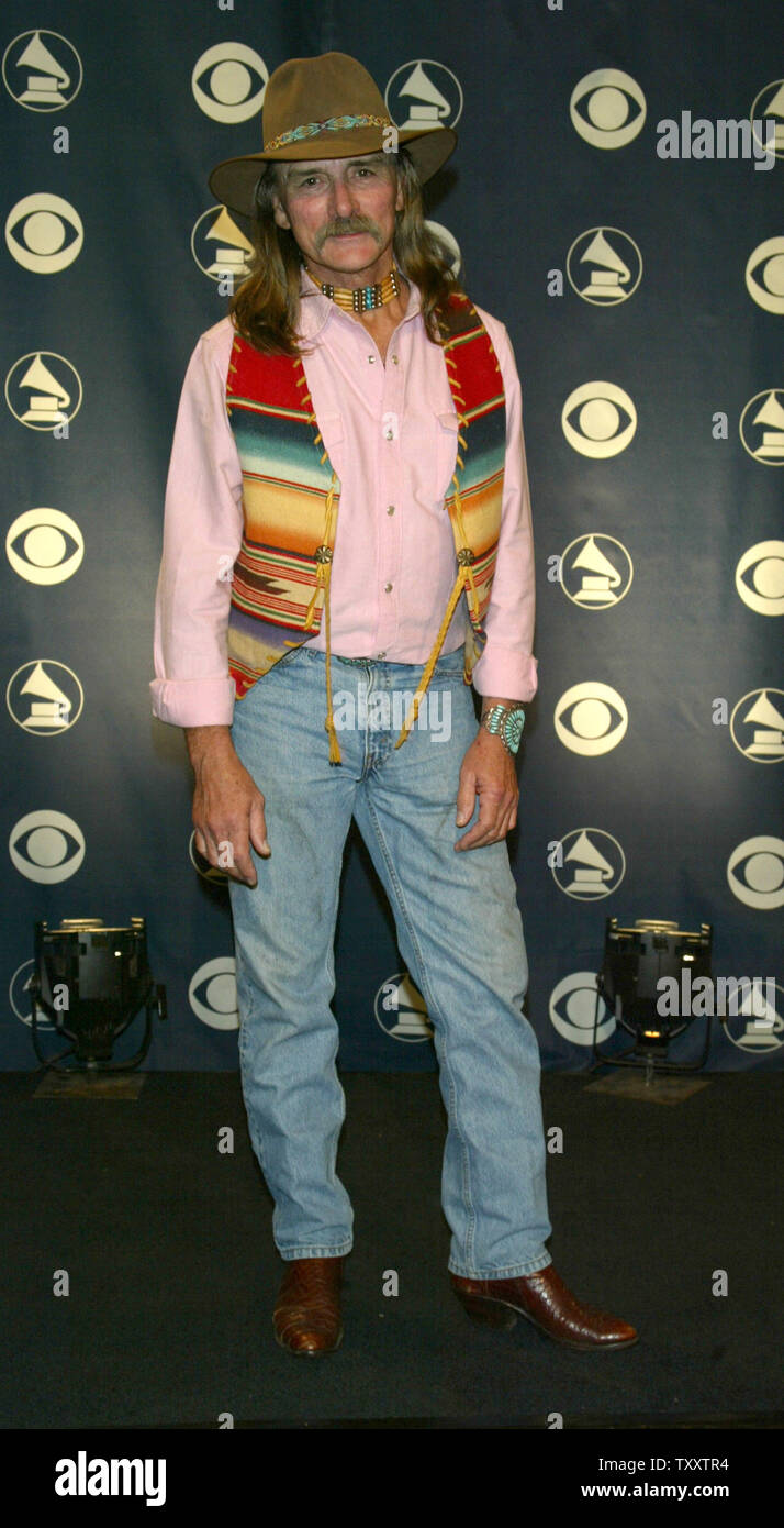 Dickey Betts appears backstage at the 47th Grammy Awards in Los Angeles
