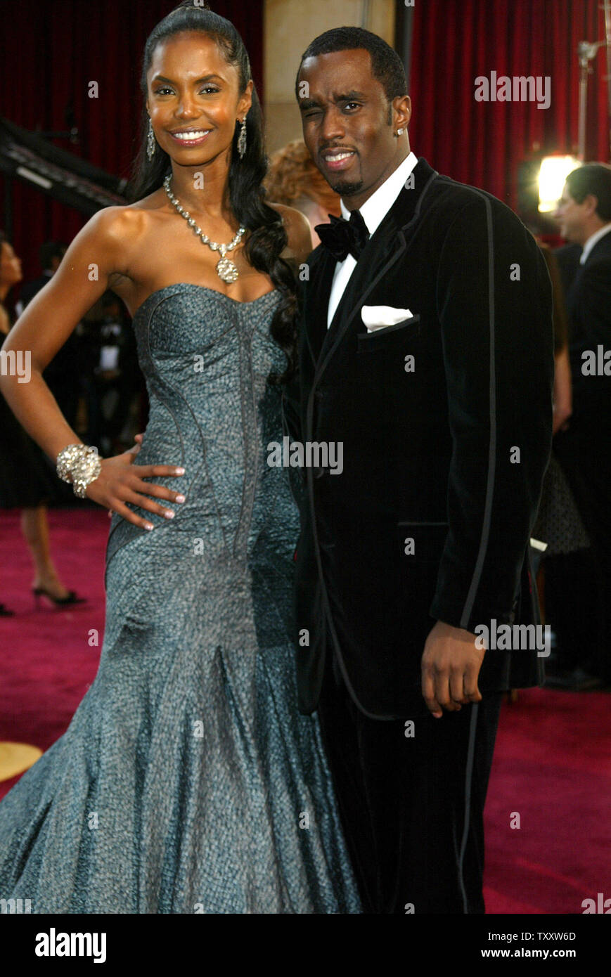 Sean P Diddy Combs And His Girlfriend Kim Porter Arrive For The