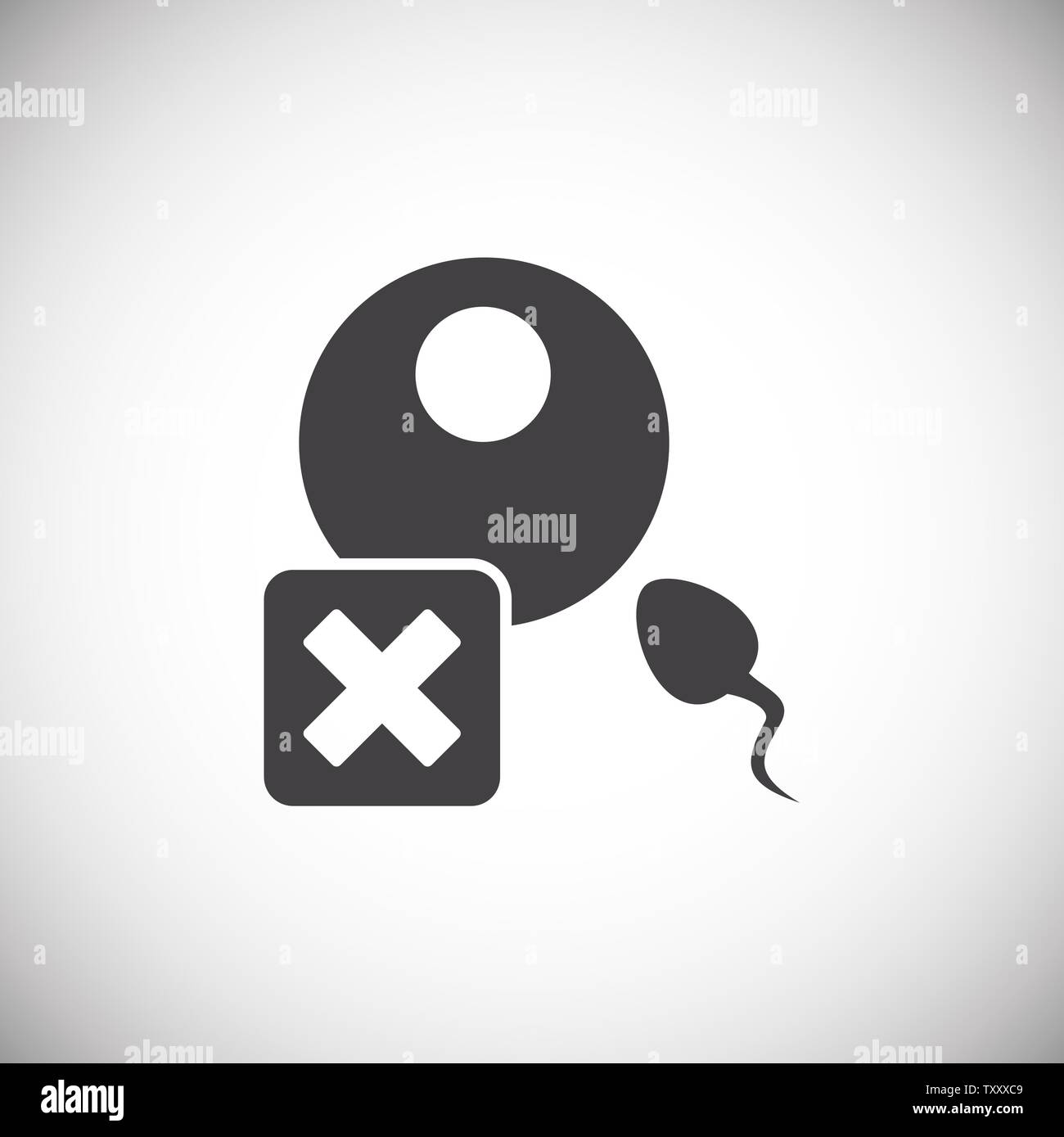 Reproduction related icon on background for graphic and web design ...