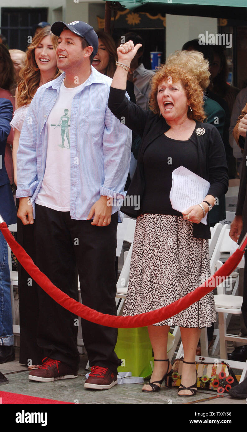 Adam Sandler Smiles with Mom Judy on Red Carpet at Philadelphia