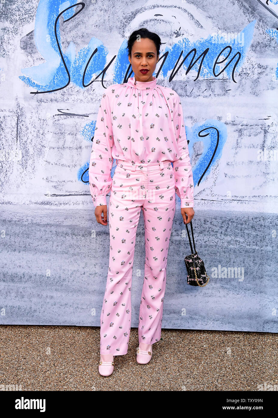 Zawe ashton attending summer party 2019 presented hi-res stock