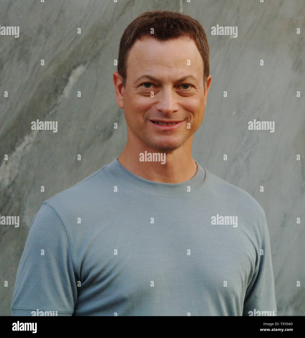 Actor Gary Sinese, who stars in the CBS television drama "CSI New York