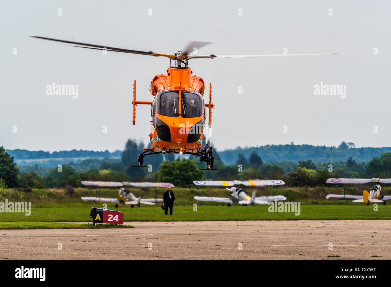 Air Ambulance Helicopter - McDonnell Douglas MD902 Air Ambulance Helicopter formerly used by MAGPAS in the UK Stock Photo