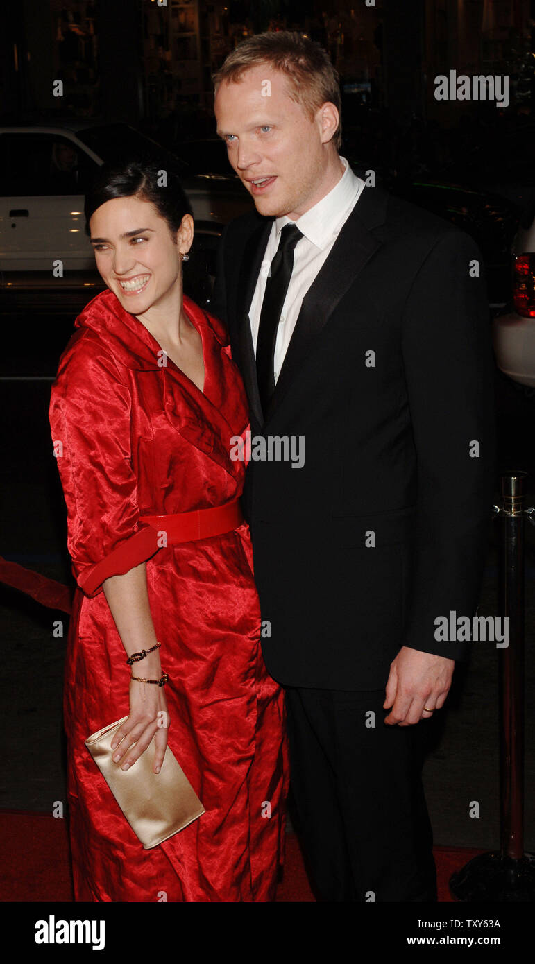 Actress Jennifer Connelly Husband Actor Paul Stock Photo 96919772