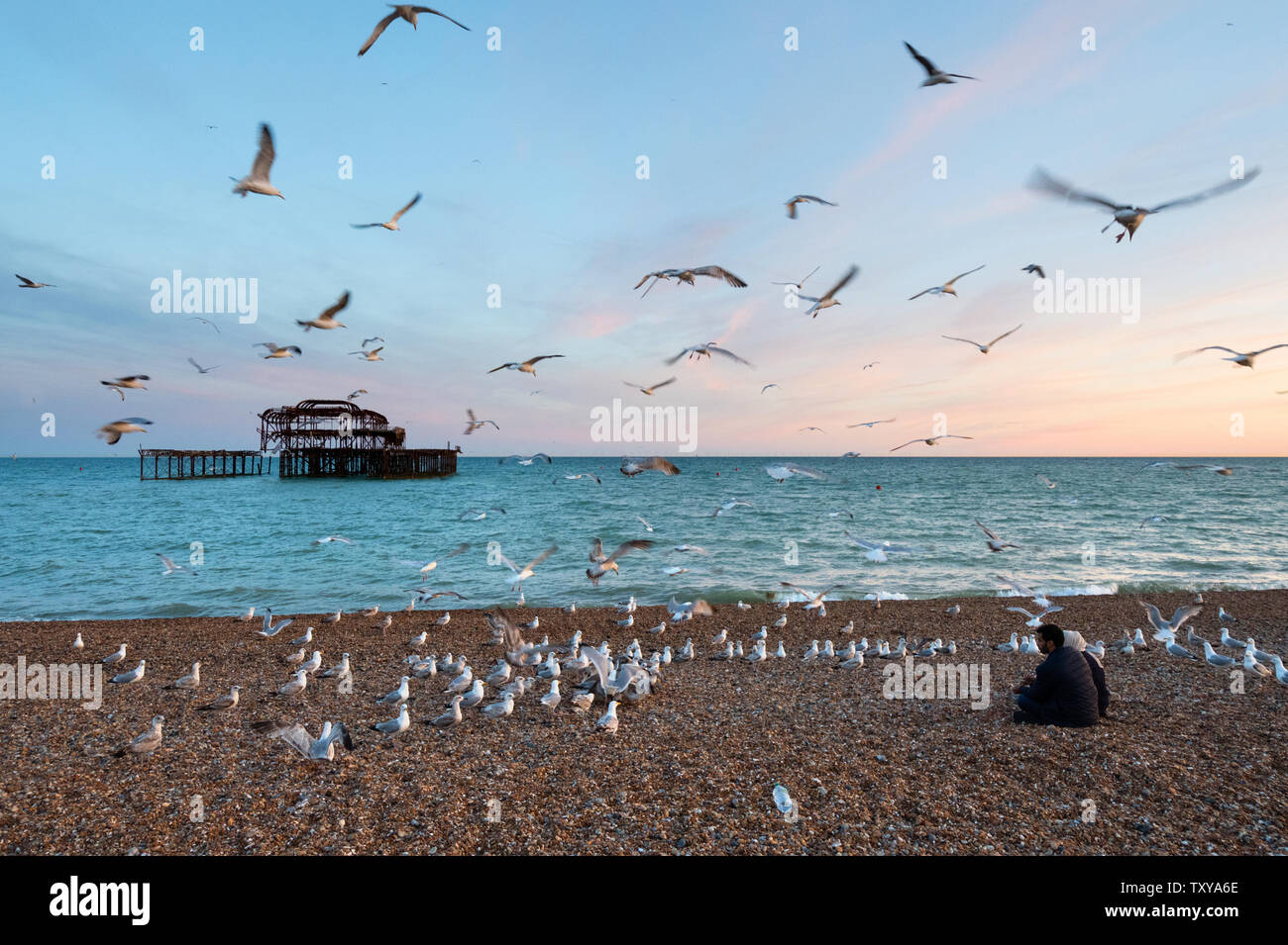 Brighton, West Pier, UK Stock Photo