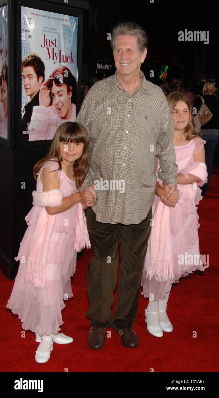 Singer and song writer Brian Wilson arrives with his daughters Daria Singer and song writer Brian Wilson arrives with his daughters Daria