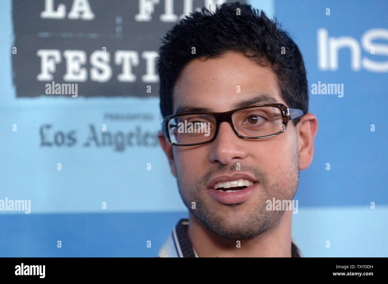Actor Adam Rodriguez arrives for the Los Angeles Film Festival premiere of 'A Scanner Darkly' at the John Anson Ford Amphitheatre in Los Angeles, California on June 29, 2006 . (UPI Photo/ Phil McCarten) Stock Photo