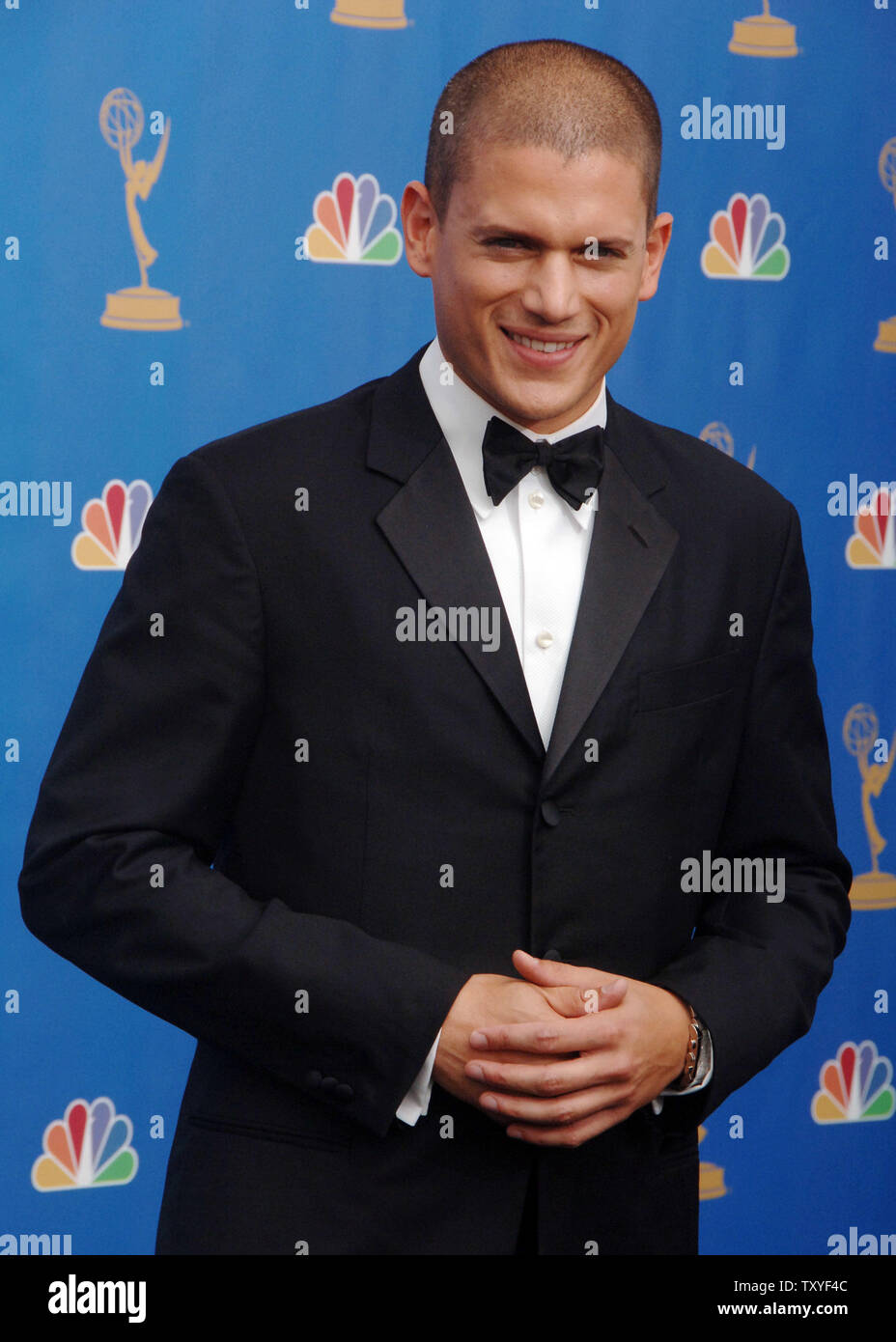 Wentworth Miller appears backstage during the 58th annual Primetime Emmy Awards at the Shrine Auditorium in Los Angeles, California on August 27, 2006. (UPI Photo/Jim Ruymen) Stock Photo