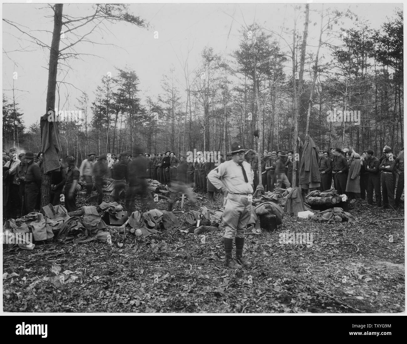 Civilian Conservation Corps Stock Photo Alamy